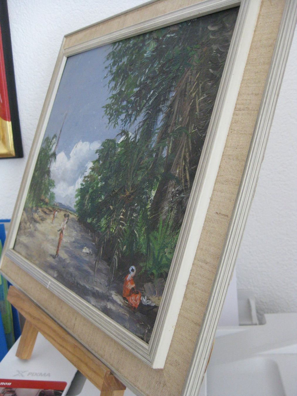 Dipinti: Oelbild "Route de St.Ville" 1956 – Usato da Subingen venduto da K7passt_immer 7