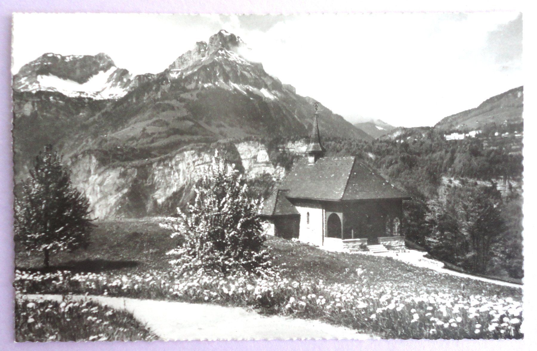 Cartoline postali: Marienkapelle der Pallottiner, Morschach – Usato da Fétigny venduto da Billy2miny