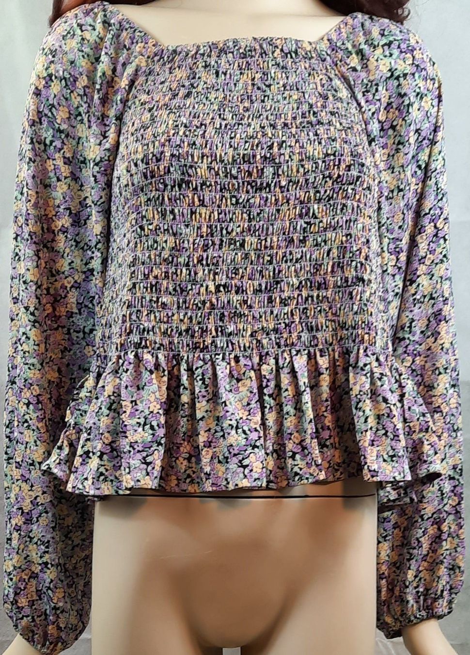 Vero Moda Top: VERO MODA Bunte Smock Top Gr. S – Nuovo (secondo la descrizione) da Seuzach venduto da VT-Collections2 6