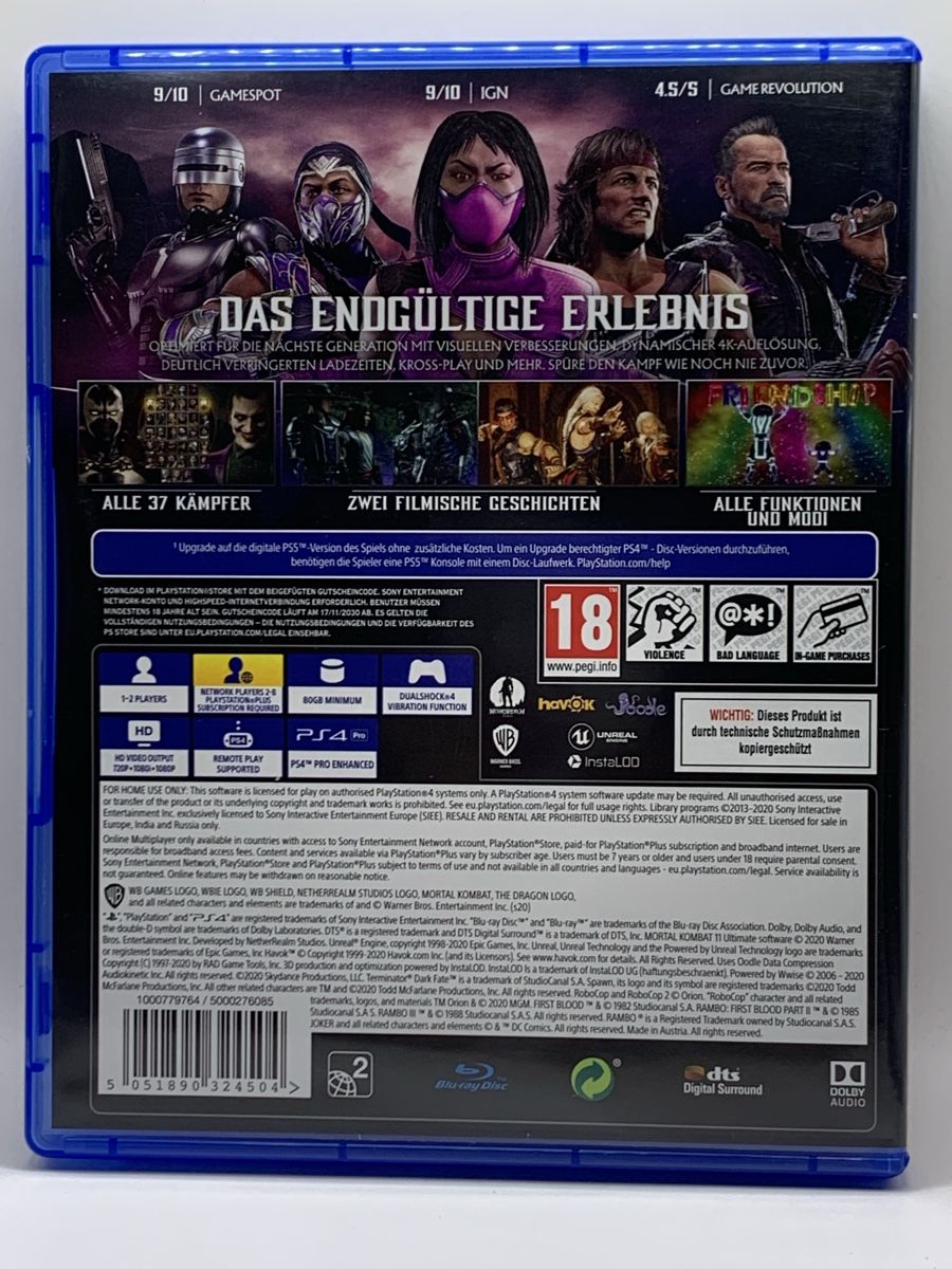Sony Jeux: PS4 - Mortal Kombat 11 Ultimate – D'occasion à Ostermundigen par RG-Collector 1