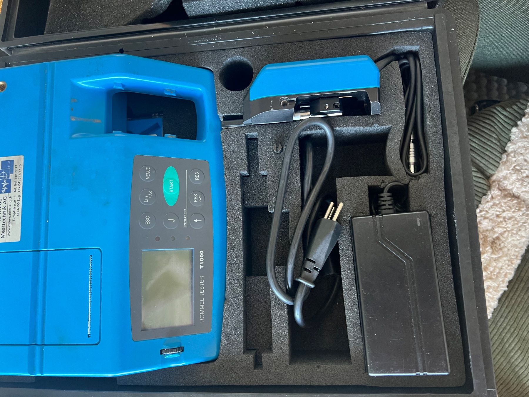 Messen: Hommel Tester T1000 Rauheitsmessgerät – Gebraucht aus Horgen von FidelityAudio 1