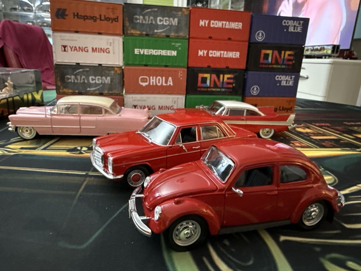 Volkswagen Modellini d'auto: VW Beetle rot mit Klapphaube und Türen – Usato da Basel venduto da Zomeg 8