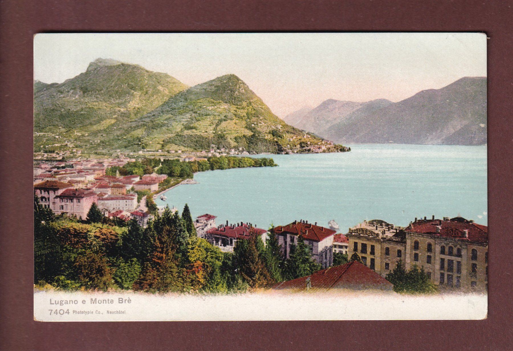 Ansichtskarten: LUGANO e Monte Bre – Gebraucht aus Pully von nicecards-shop