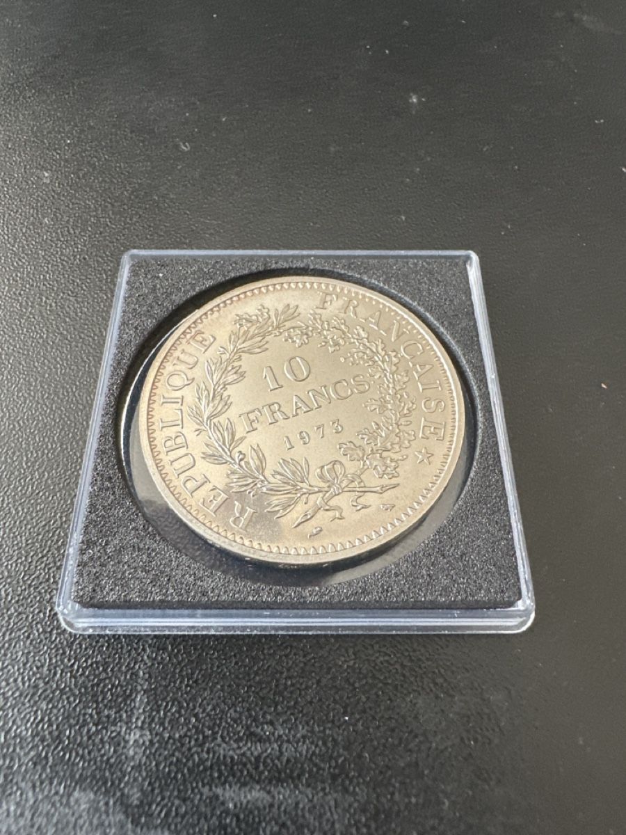 Tutti le monete: Superbe Pièce 10 Francs Argent HERCULE 1973 – Nuovo (secondo la descrizione) da Genève venduto da Frippop 2
