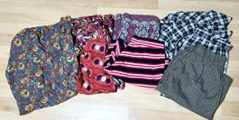 Kleiderpaket 6 Teile rot/braun Gr. S/M