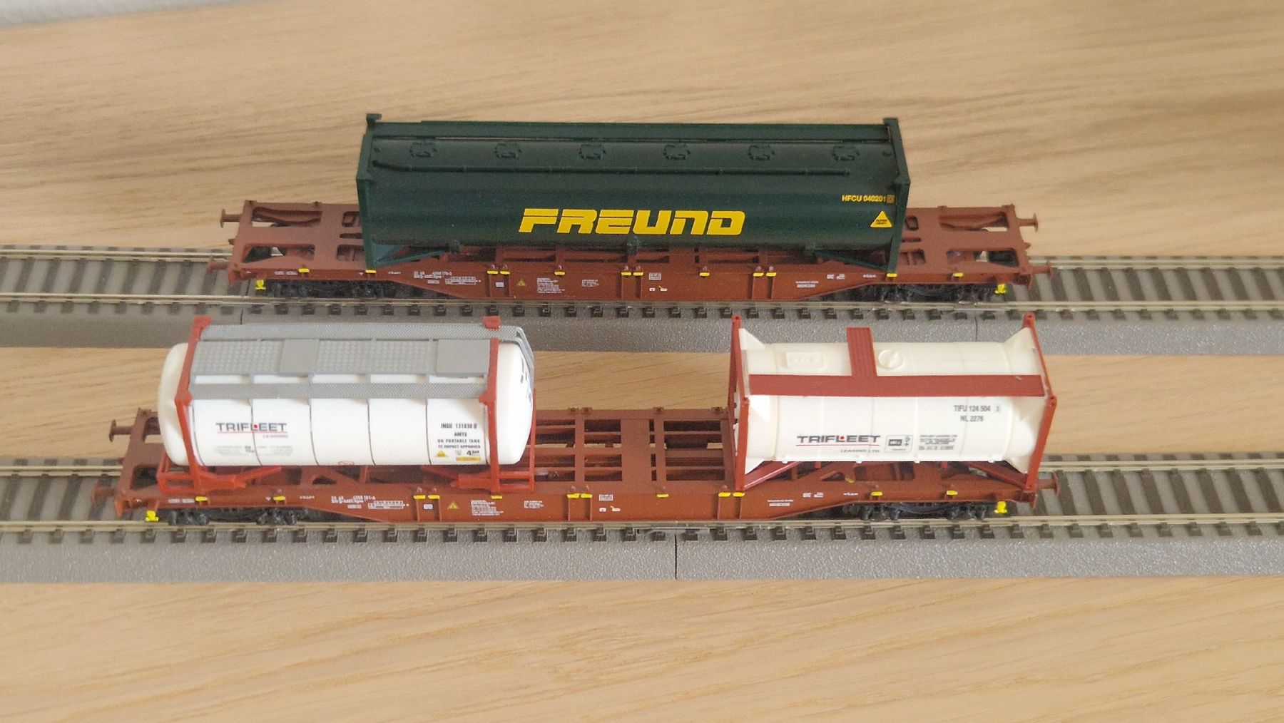 Modellini di ferrovie: Set 2 Wagons B-MODELS 45.105 HO/DC D-AAEC  – Nuovo (secondo la descrizione) da Lausanne venduto da Greg755 2