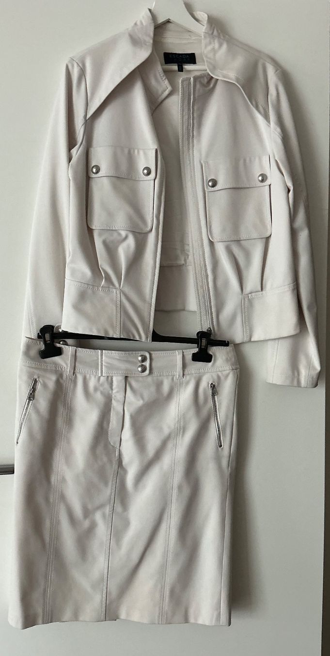 Escada Anzüge & Kostüme: ESCADA white jacket and skirt  42 – Neu (gemäss Beschreibung) aus Basel von 18Inspiration