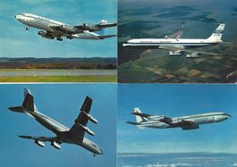 Boeing 707 + 720 4 AK 10/15 Vintage Rar