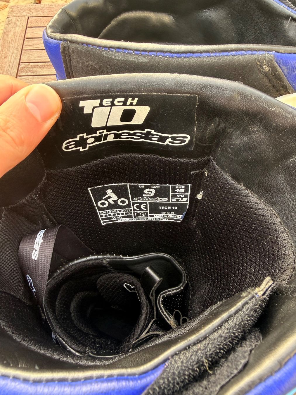 Alpinestars Scarpe da uomo: Alpinestars Tech 10 43 – Usato da Lenzburg venduto da r_mendes 4