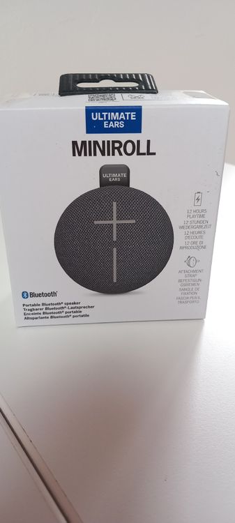Ultimate Ears Lautsprecher: Ultimate Ears Miniroll schwarz - Neu mit Garantie – Neu und originalverpackt aus Buttikon SZ von MH1976