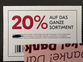 Gutschein Import Parfmerie 20%