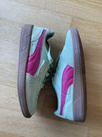 Puma Palermo Sneaker hellblau pink in gutem Zustand