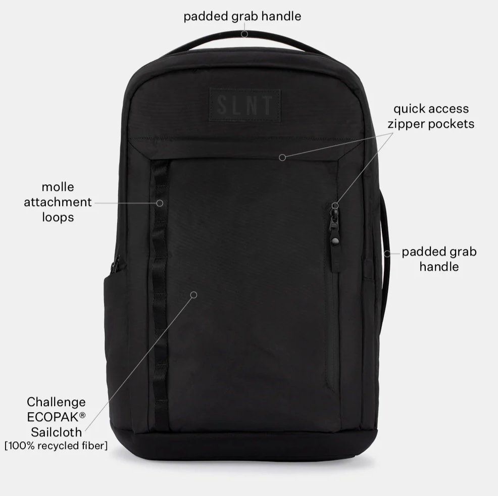 Zaini: SLNT E3 Faraday Backpack - RFID/EMF Schutz - Schwarz – Nuovo (secondo la descrizione) da Winterthur venduto da dmazzotta 1