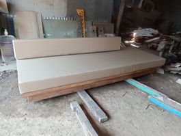 Lounge Sofa Gartensofa Teakholz Outdoormöbel Couch Sitzmöbel