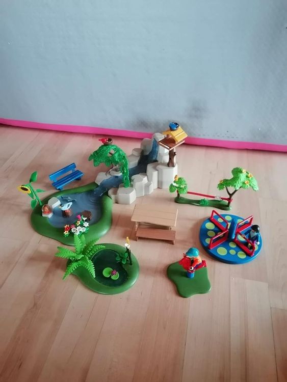 Playmobil Park mit Wasserfall | Kaufen auf Ricardo