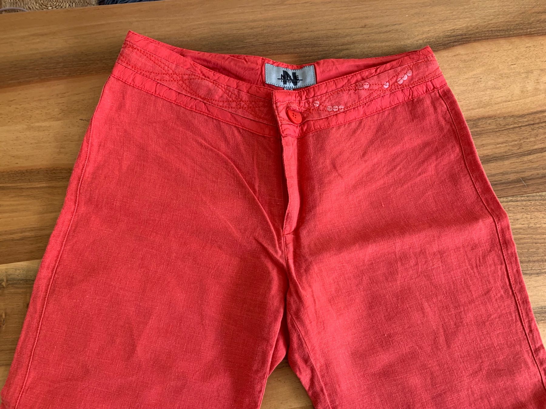 Nile Pantaloni: NILE 100% Leinenhose Grösse XS – Usato da Meiringen venduto da Sheyene 1