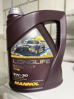 Mannol 7715 Longlife 504/507 5W30 Motoröl 2,5L (geöffnet)