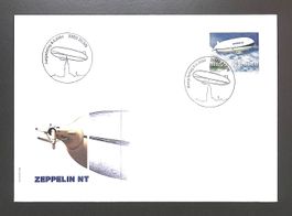 2004 FDC Luftschiff Ersttagsbrief  "ZEPPELIN NT" -