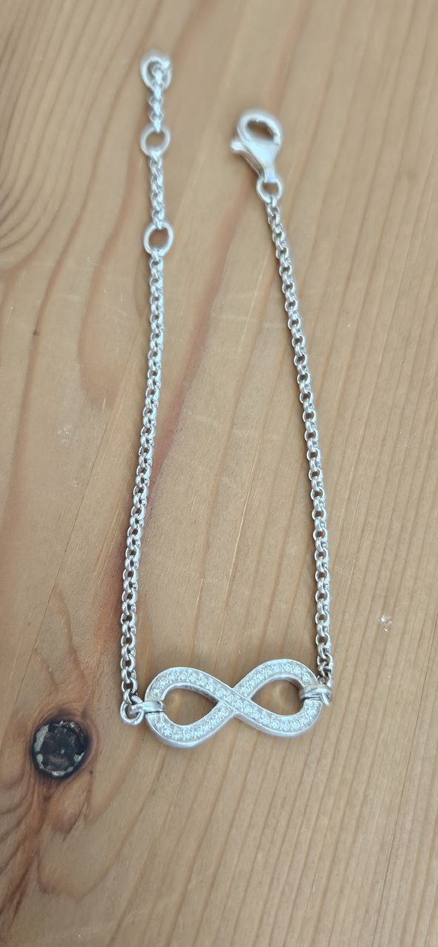 Bracciali & Braccialetti: Thomas Sabo Bracelet, Infinity Design, Sterling Silver. – Usato da Flums venduto da F.Mas 2