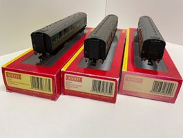Hornby H0, R4336A, R4304E und R4395B, Wagen Top, Neuwertig