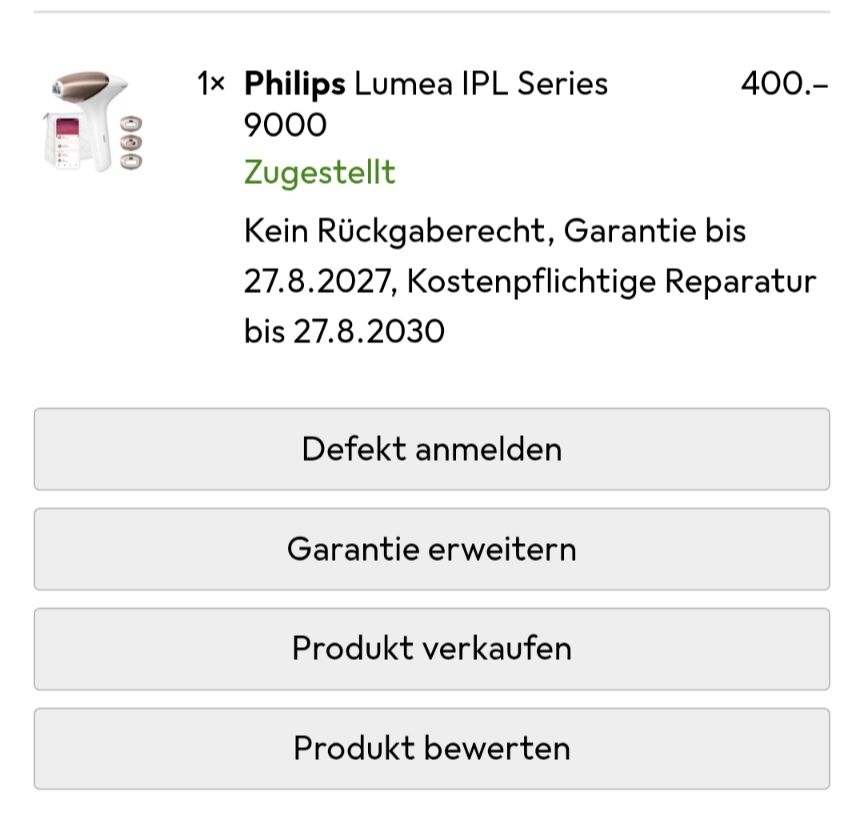 Philips Epilateurs: Philips laser Haarentfernung  – D'occasion à Basel par Zolyxgina 1