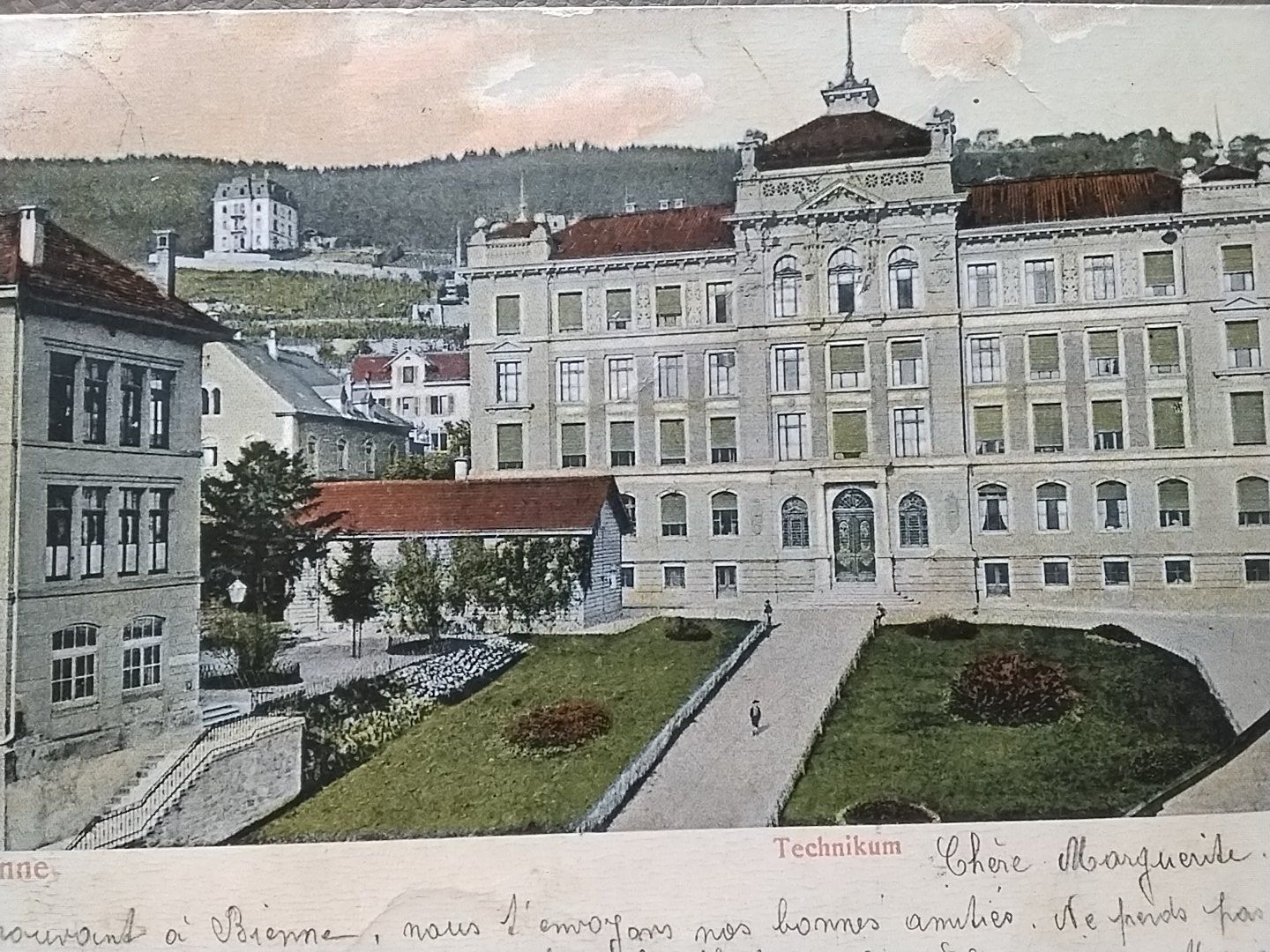 Ansichtskarten: Biel Bienne Technicum Ak – Gebraucht aus Biel/Bienne von taki25 1
