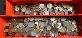 Lot de monnaies diverses / monnaie du monde  ~6.5 kg