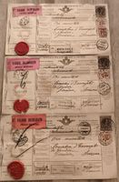 Lot de documents postaux anciens scellés