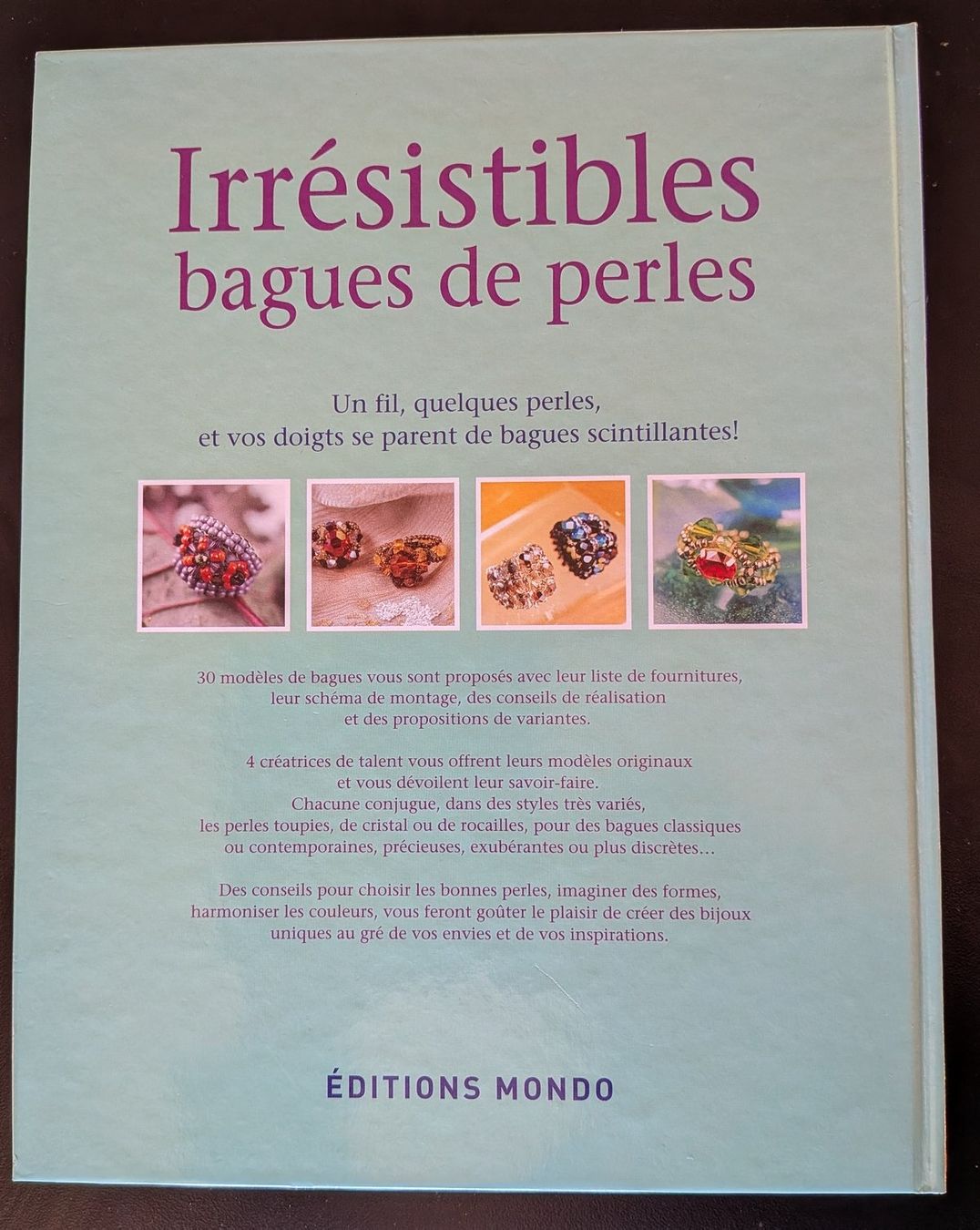 Libri: Irrésistibles bagues de perles – Usato da Villariaz venduto da Mariejoconde 1