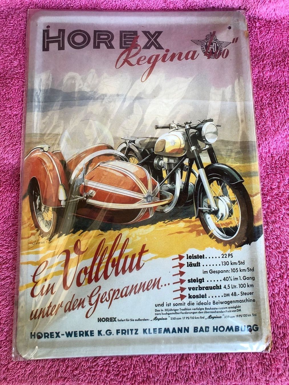 Insegne: Horex regina Oldtimer classic gespann – Nuovo (secondo la descrizione) da Reinach AG venduto da rares75