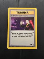 Pokemon Karte Giovanni's Last Resort rare! Gym Challenge