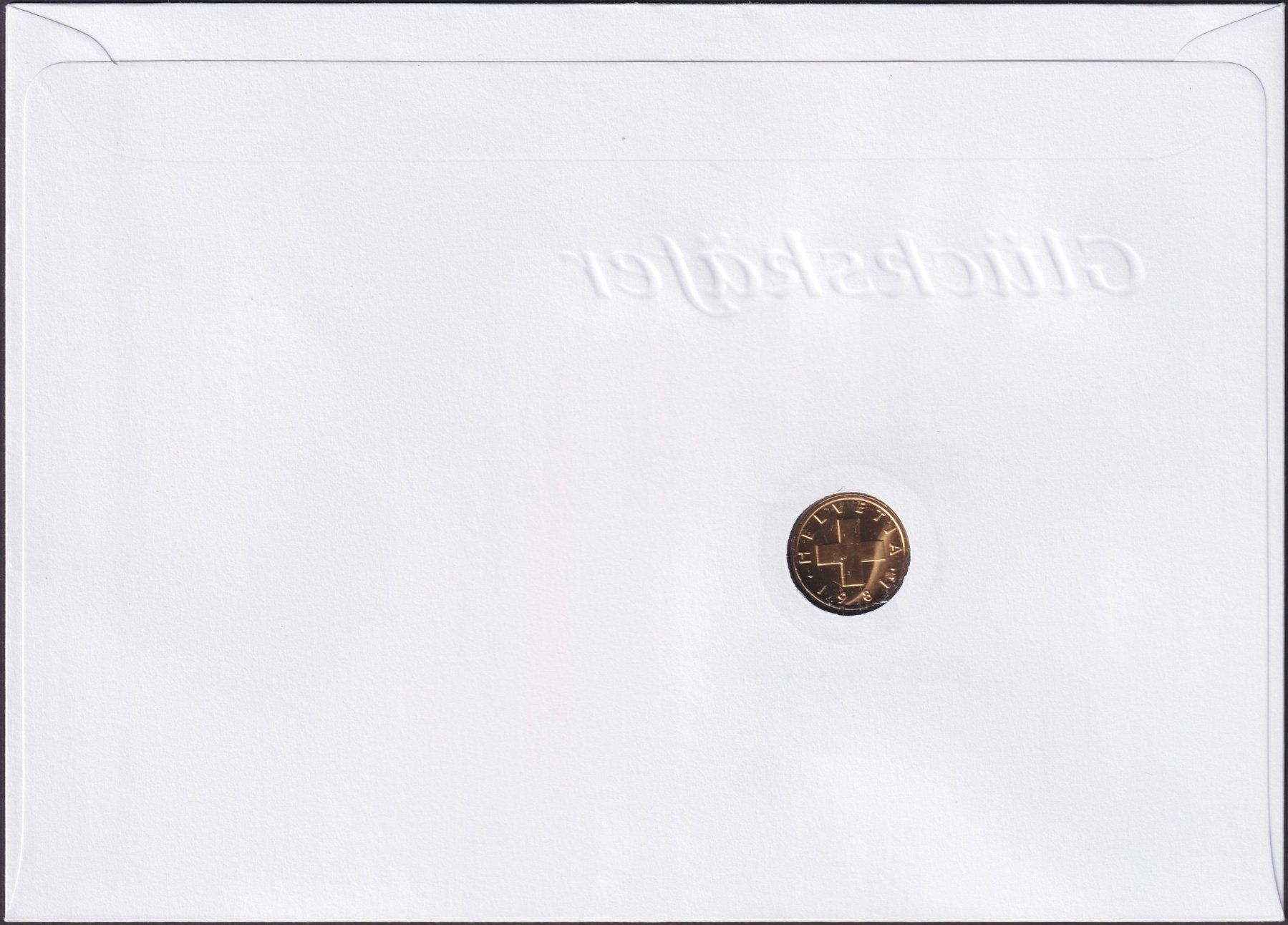 Tutti le monete: 2015, Numisbrief/Münzbrief "Glückskäfer" mit 1 Räppler. – Usato da Sursee venduto da Luzernerraute 2