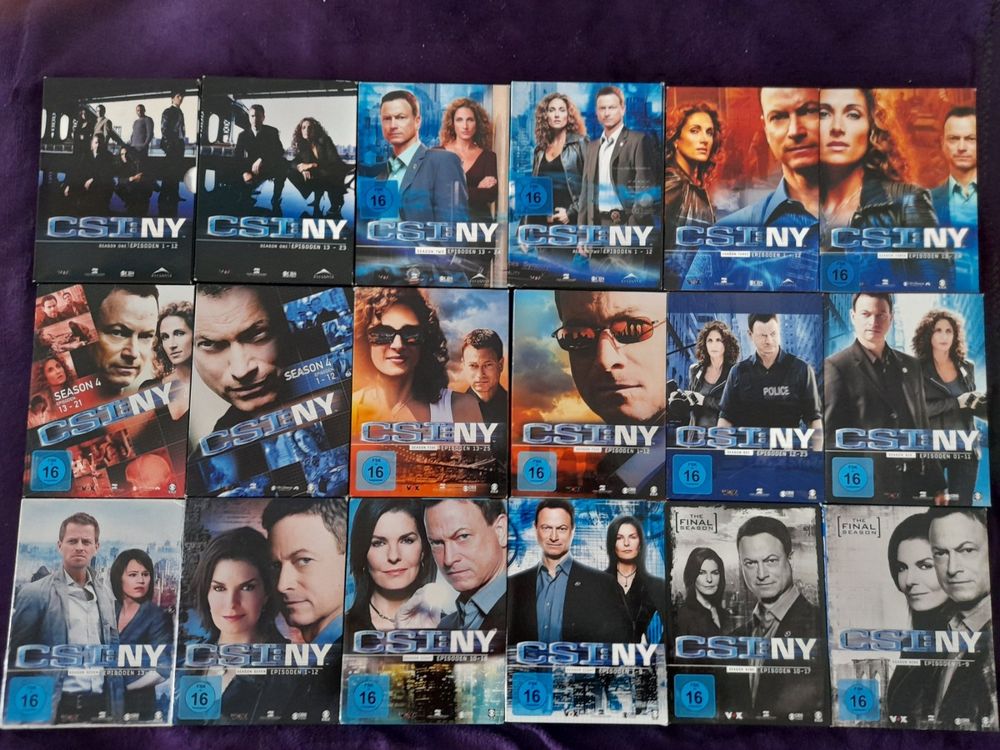 CSI : NEW YORK 1 - 9 STAFFEL ORIGINAL - VERSION !! (Gebraucht) in Aesch ...