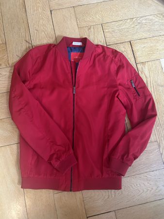 Zara Man Bomber Jacke, Rot, Grösse M, Top Zustand!