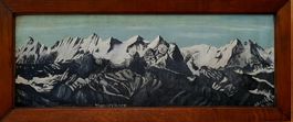 Antikes Gemälde Stanserhorn signiert