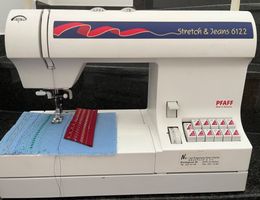Pfaff Nähmaschine Tipmatic 6122 – komplett, frisch gewartet