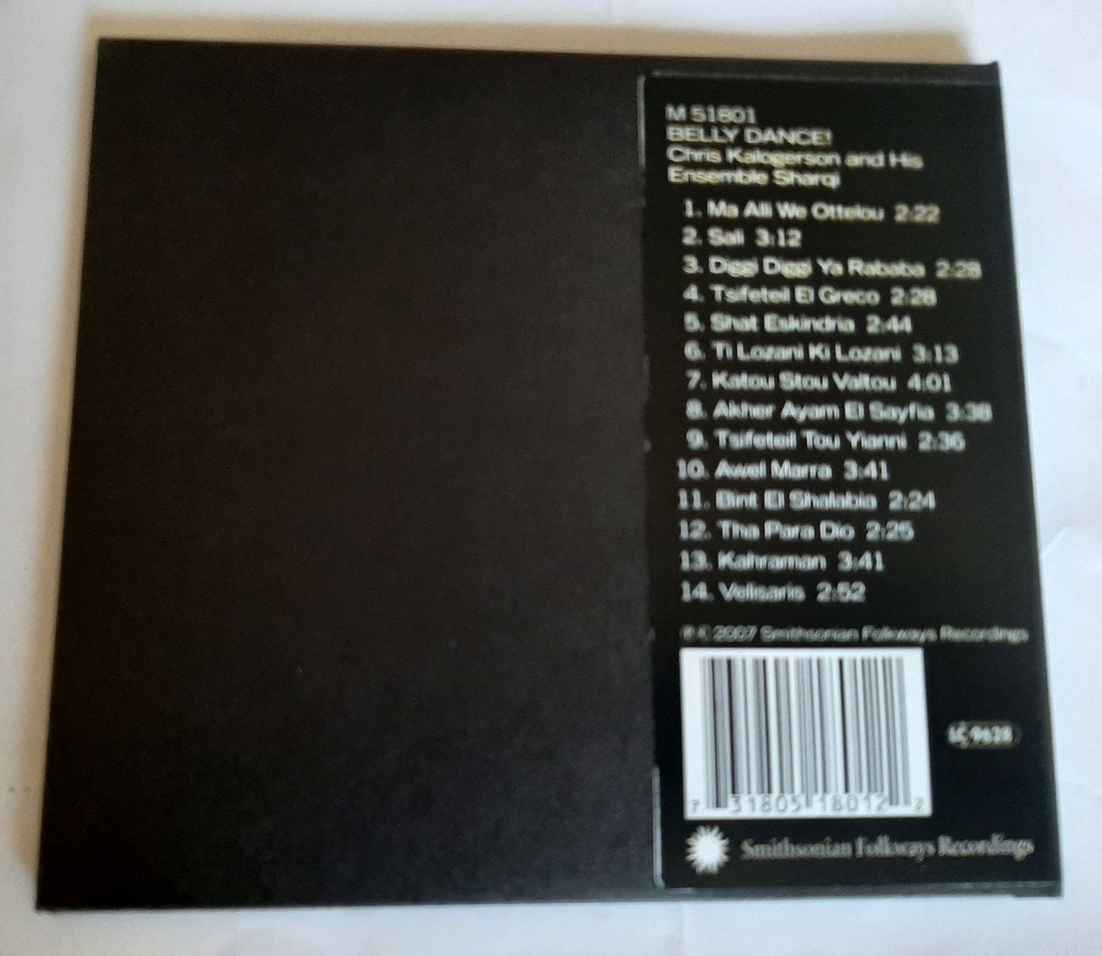 CD: Belly Dance - Chris Kalogerson & The Ensemble Sarqi Mint CD! – Nuovo (secondo la descrizione) da Genève venduto da Cockattoo 1