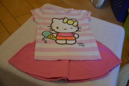 TAILLE 80-86 - JUPE + T-SHIRT