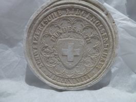 Entwurf Münze Medaille Gips / Eidgenossenschaft - Bundesrat