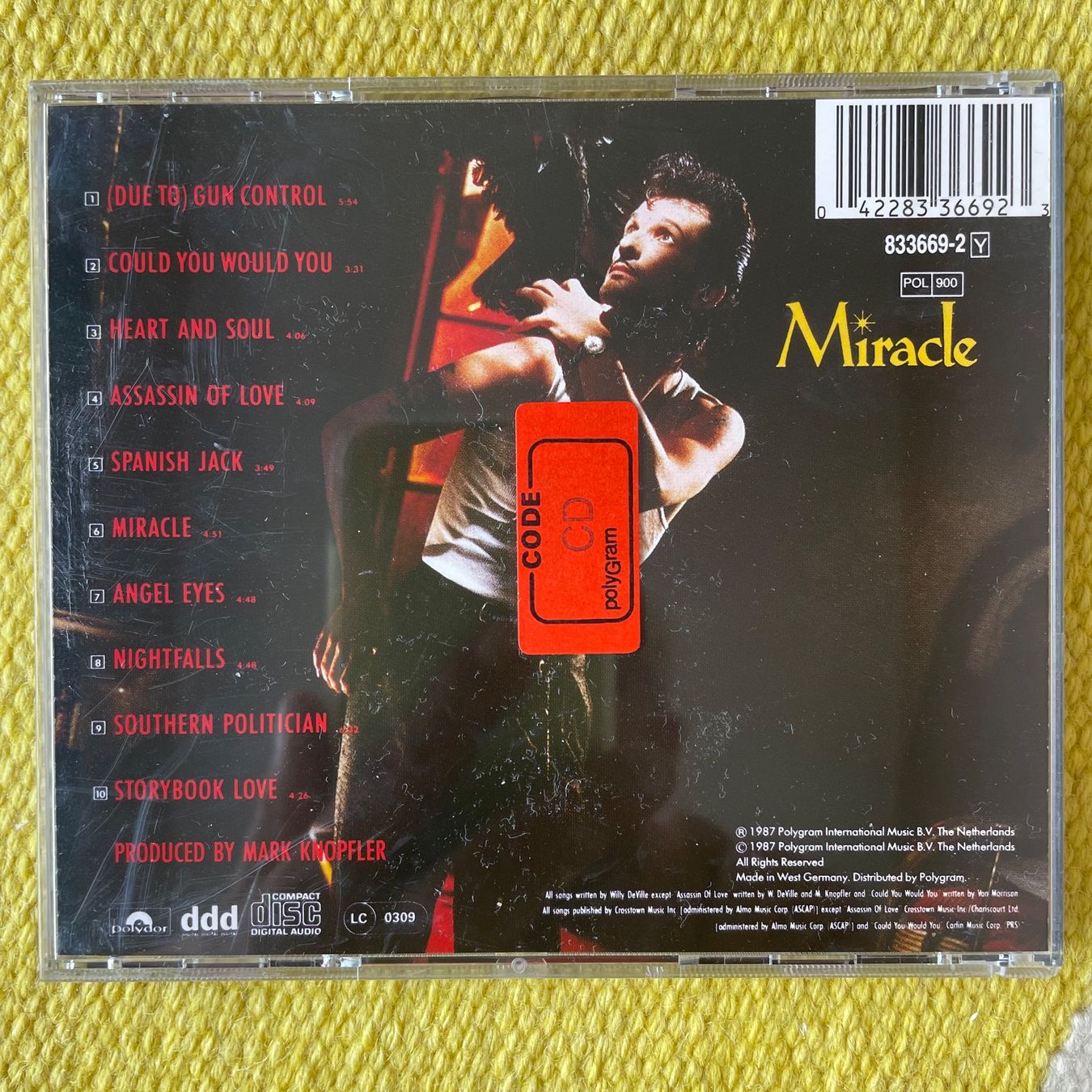 CD: WILLY DEVILLE-MIRACLE – Usato da Rorschacherberg venduto da CD-Roli 1