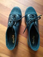 Halbschuhe Damen Leder schwarz (Grösse 40.5) NEU