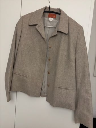 Damen Blazer beige Grösse 40 guter Zustand