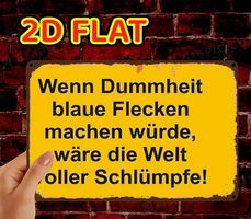 SCHILD MIT LUSTIGEM TEXT AUS HOLZ NEU