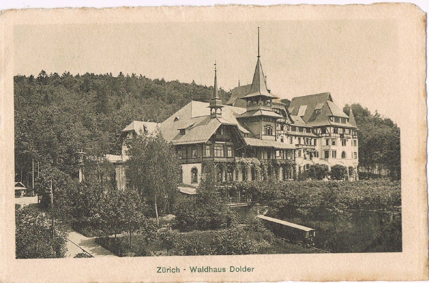 Cartoline postali: Zürich, Waldhaus Dolder, alt ! – Usato da Buchs AG venduto da Baerfisch