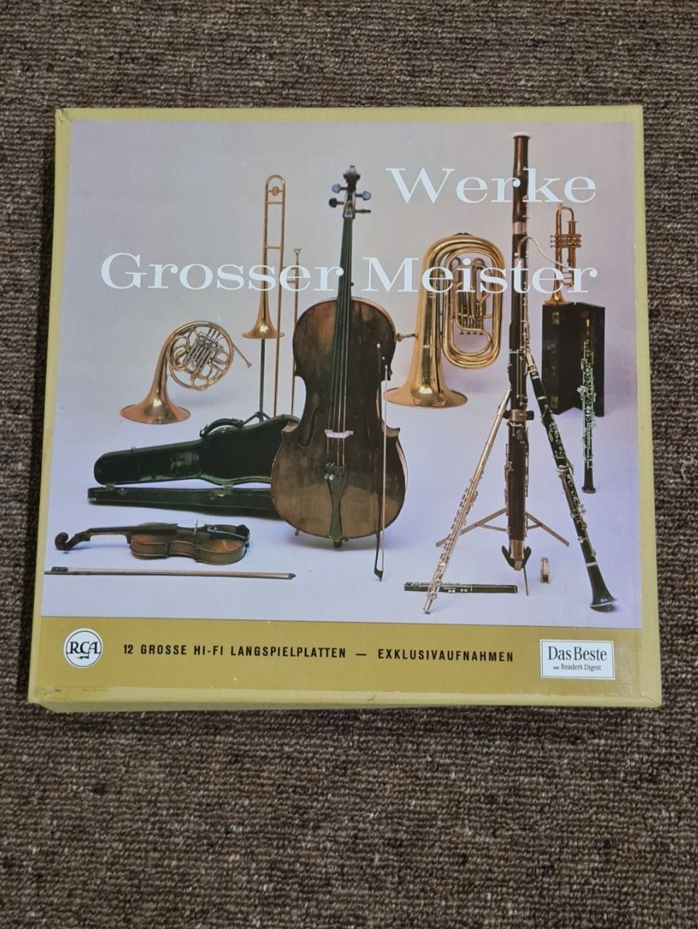 Dischi in vinile: Langspielplatten  "Werke Grosser Meister", – Usato da Winkel venduto da Heuresis
