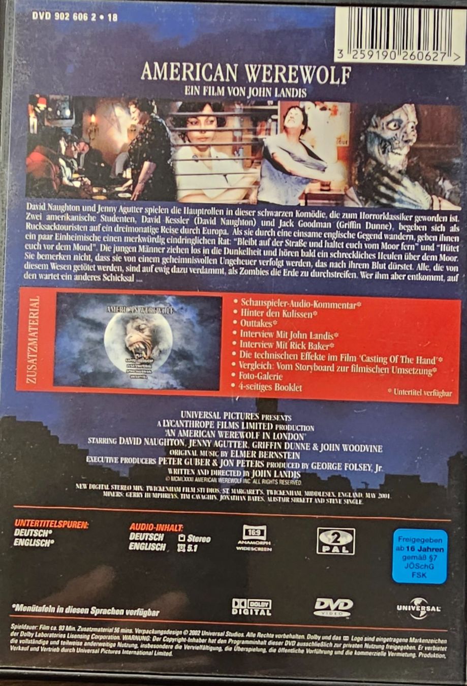 Tutti i DVDs: American Warewolf – Usato da Wahlen b. Laufen venduto da Cg10 1