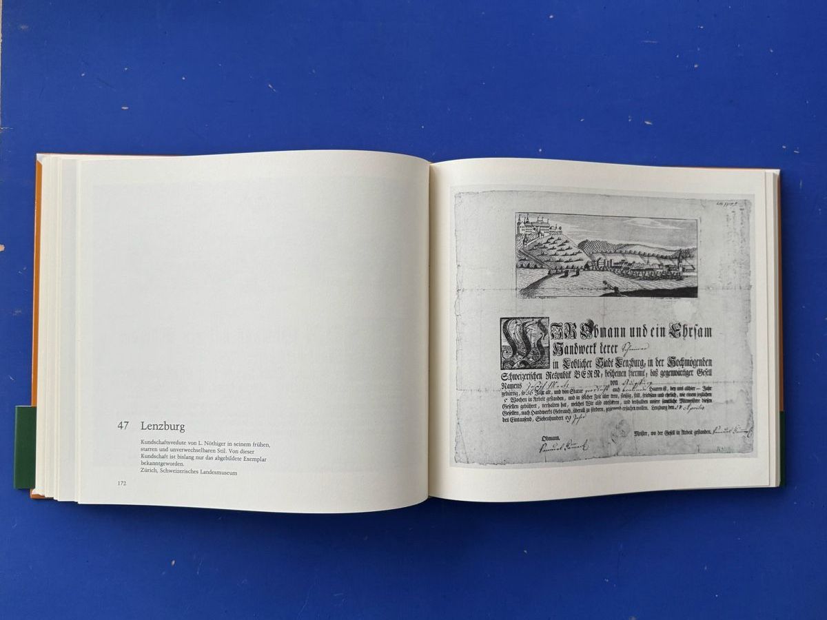 Libri: Schweizer Gesellenbriefe mit Stadtansichten. – Usato da Adliswil venduto da buch_und_kunst 5
