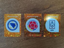 FIFA WORLDCUP 2026 Panini Set Wappen Kolumbien Bosnien Korea