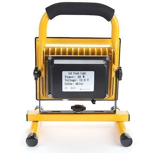 HENGMEI LED Fluter Set 2x20W Mit Stativ - Akku Baustrahler IP65 Für Camping & Garten