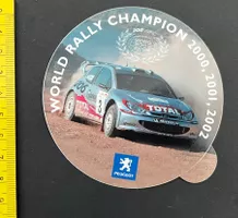 Peugeot 208 Word Rallye Champion /Aufkleber Vintage
